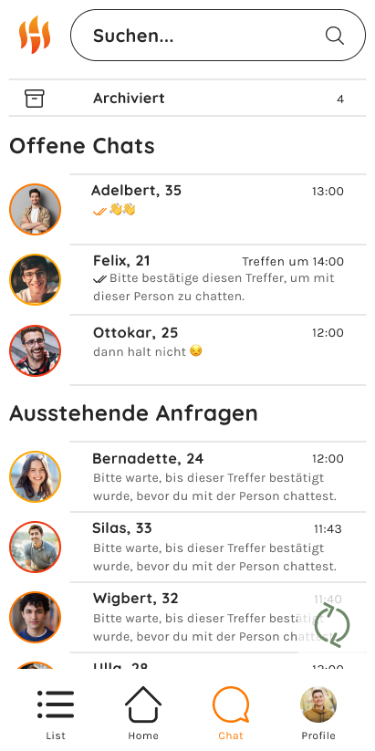 Chat nach gelöscht
