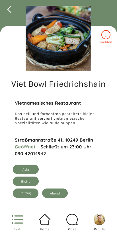Restaurant Profil